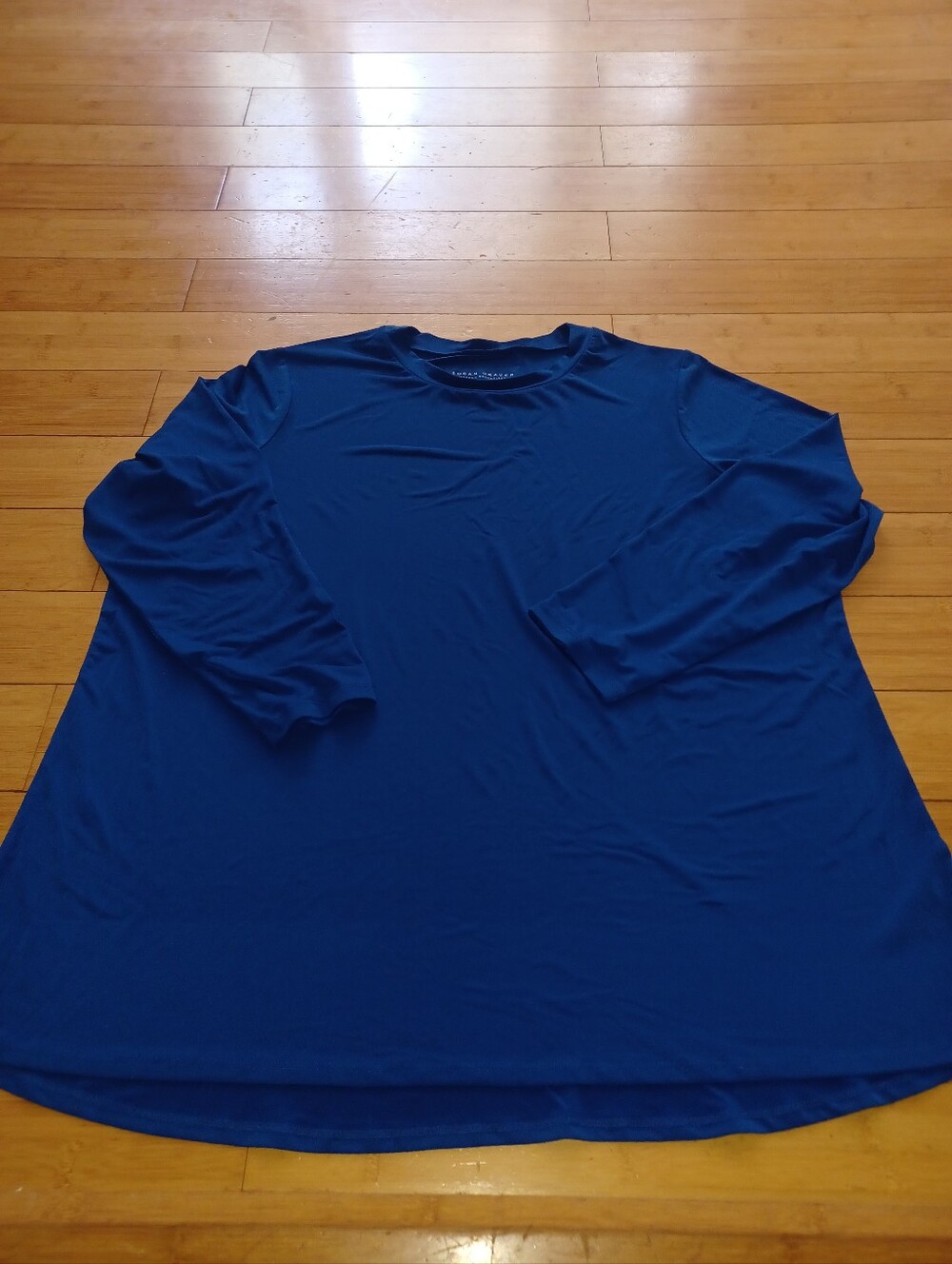 Susan Graver Casual Top Deep Royal Blue